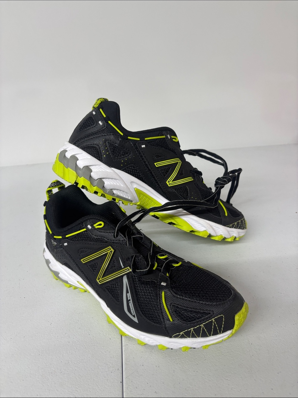 New Balance Black & Neon Green All Terrain Trail Shoes